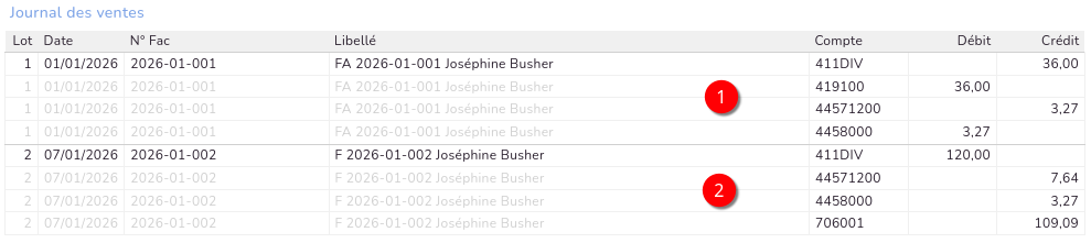 Export Comptable Exemple TVA