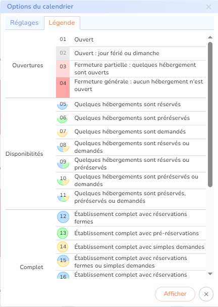 Légendecalendrier mensuel Légendecalendrier mensuel