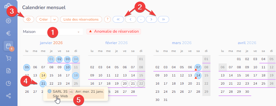 calendrier mensuel calendrier mensuel