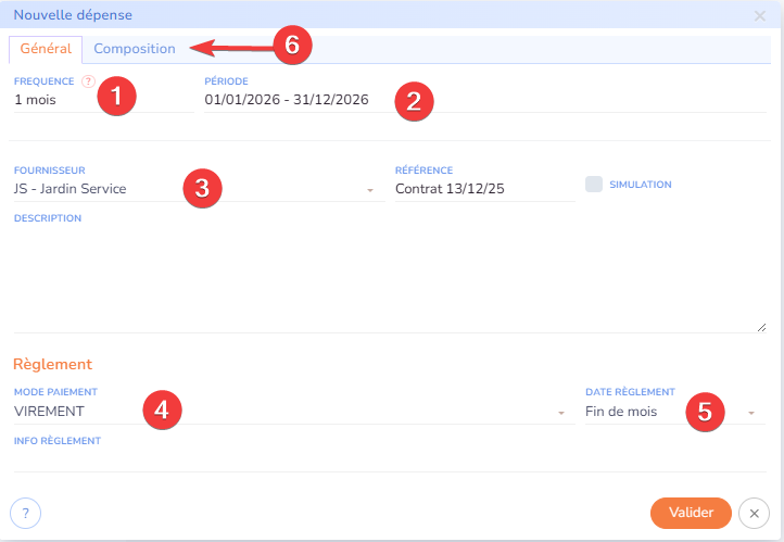 programmation dépenses programmation dépenses