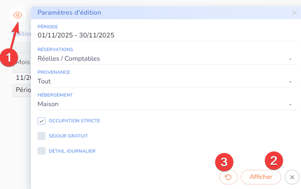 Paramètres d'édition