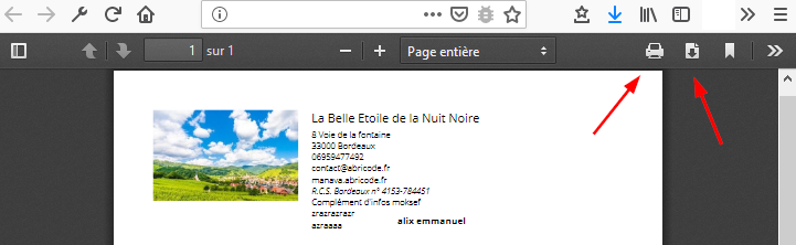 document PDF FireFox